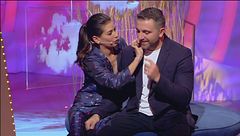 Giulia Michelini incontra Francesco, il marito di Marisa