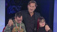Francesco Totti incontra Samantha e Luca