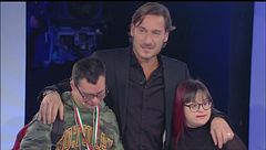 Francesco Totti incontra Samantha e Luca