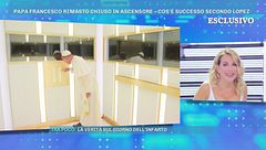 Papa Francesco chiuso in ascensore