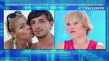 Floriana e Daniele, lite fuori dagli studi di Domenica Live