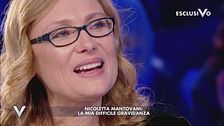 Un brutto momento per Nicoletta Mantovani