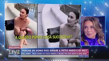 Amber Hope in topless a Milano, video virale in Rete