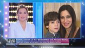 Manuela Arcuri col piccolo Mattia