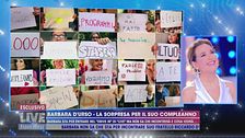 Barbara D'Urso - La sorpresa per il suo compleanno
