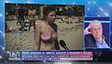 Mondello, la spiaggia affollata