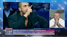 Tutti gli scontri di Fabrizio Corona in tv