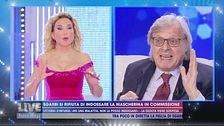 Sgarbi e il rapporto conflittuale con la mascherina