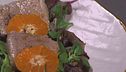 Insalata di filetto di maiale e clementine