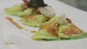 Ravioli ripieni con crema di crostacei