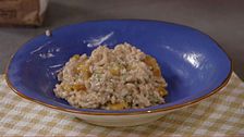 Risotto alla zucca e al salto