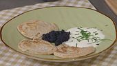 Blinis con caviale
