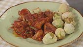 Pollo in umido con i rocchini