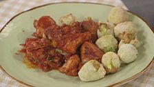 Pollo in umido con i rocchini