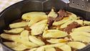Castagnaccio con gratin di mele