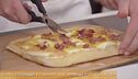 La pizza alla carbonara