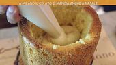 Il panettone farcito con gelato