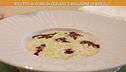 Risotto ai porri di cervere e riduzione di barolo
