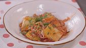 Amatriciana di pesce spada affumicato