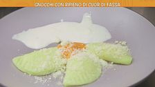 Gnocchi con ripieno di cuor di Fassa