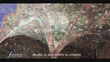 Un drone tra l'eterna bellezza dell'opera di Leonardo