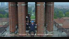 Sulla  Torre del Filarete del Castello di Milano