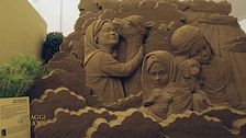 Il presepe di sabbia a Jesolo