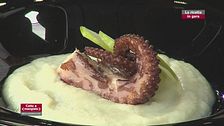 Ingrid Zaninoni - Polpo croccante con crema di cavolfiore