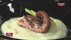 Ingrid Zaninoni - Polpo croccante con crema di cavolfiore