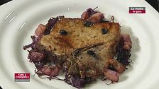 Alessio Angrisani - Braciole alle pere con cavolo rosso e aglio nero