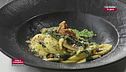Stefano Costantino - Foglie d'ulivo su crema di cime di rapa con salsa alle noci