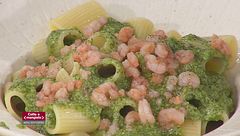 Come conservare in freezer... Crema al pesto e gamberi