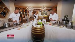 Risotto al limone con cozze e pecorino e Paccheri ripieni al baccalà