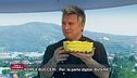Focaccia con fave e pecorino e Tiramisù al cioccolato bianco e limone