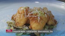 Frittelle di baccalà e Insalatona vitamina A