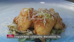 Frittelle di baccalà e Insalatona vitamina A