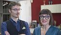 Nadia e Luca, la prima coppia in gara