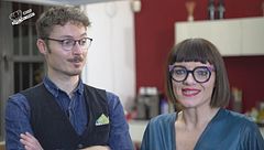 Nadia e Luca, la prima coppia in gara