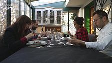 La "controcena" di Angela e Stefano