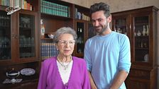 Luca e nonna Rina, la prima coppia della quarta puntata