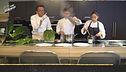 Alessandro Negrini e Fabio Pisani in cucina