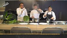 Alessandro Negrini e Fabio Pisani in cucina
