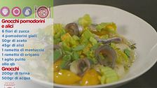 Gnocchi con pomodorini e alici