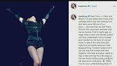 Madonna costretta a fermare il suo tour