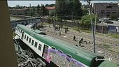 Il treno fantasma fatto deragliare