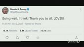 Trump dall'ospedale, va bene