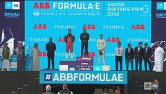 E-Prix Diriyah, la festa del podio