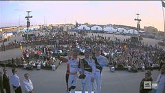 Che festa sul podio!