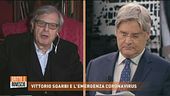 In diretta con Sgarbi: "Anche io chiuso in casa"