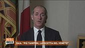Zaia: "Più tamponi, la ricetta del Veneto"